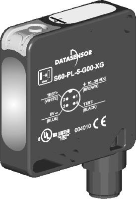 Produktbild zum Artikel S60-PL-5-G00-XG aus der Kategorie Optische Sensoren > Einweglichtschranken - Laser > Quaderbauformen von Dietz Sensortechnik.
